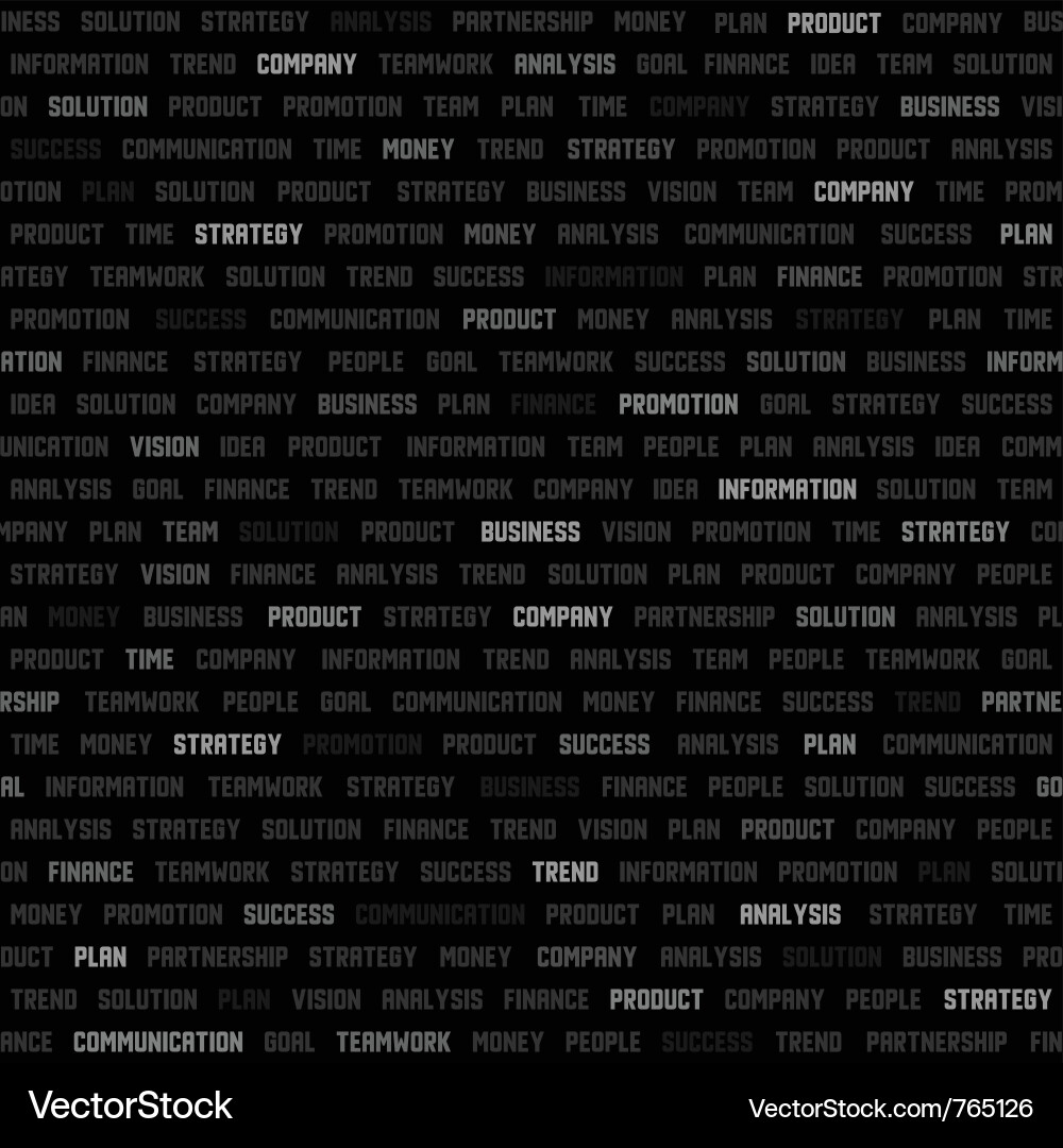 Business Pattern - Abstract Background Vector Image