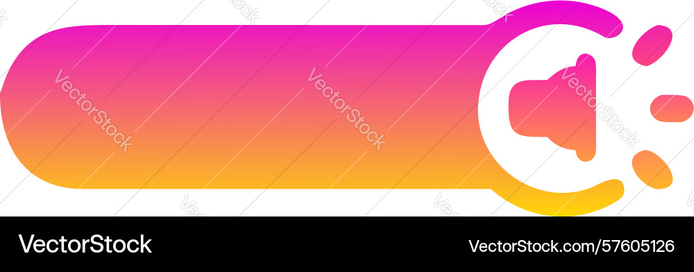 Gradient volume control speaker interface element vector image