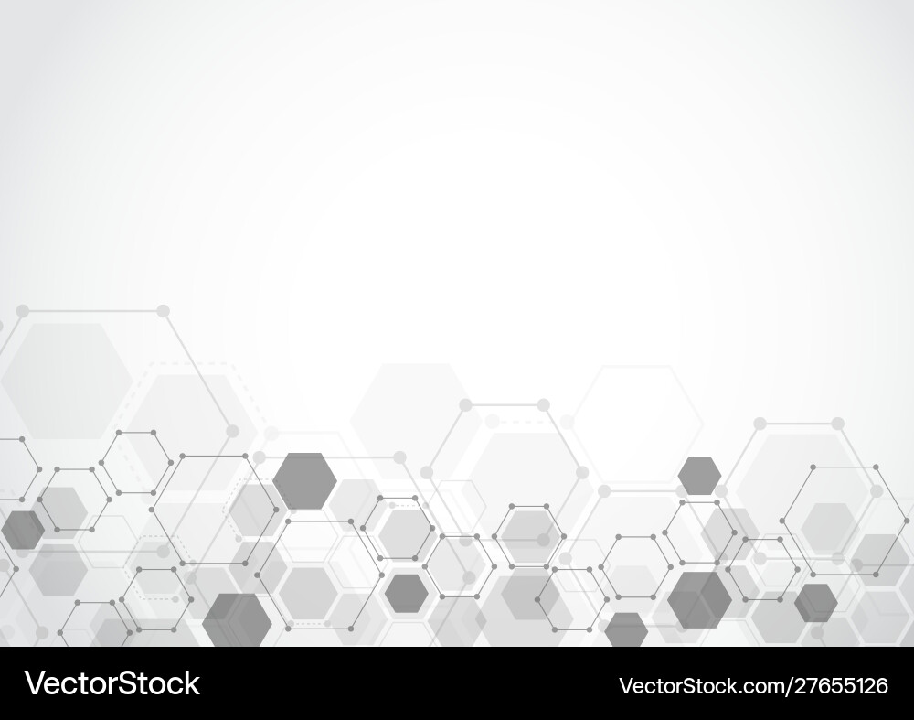 Molecular structure abstract tech background Molecular structure abstract tech background vector image