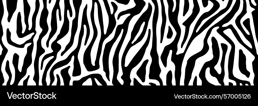 Zebra texture seamless pattern Zebra texture seamless pattern vector image