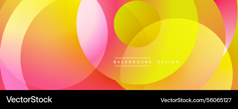 Abstract composition with layered circular Abstract composition with layered circular Vector Image