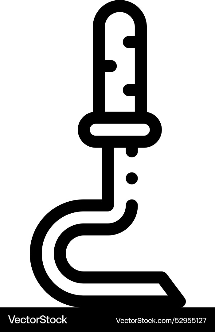 Crowbar icon thin linear style design isolated Crowbar icon thin linear style design isolated vector image