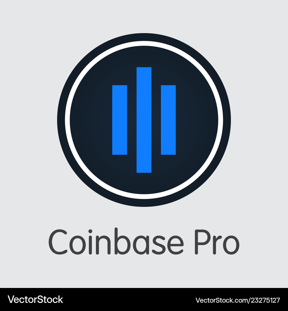 Exchange - coinbase pro the crypto coins – Royalty-Free Vector | VectorStock