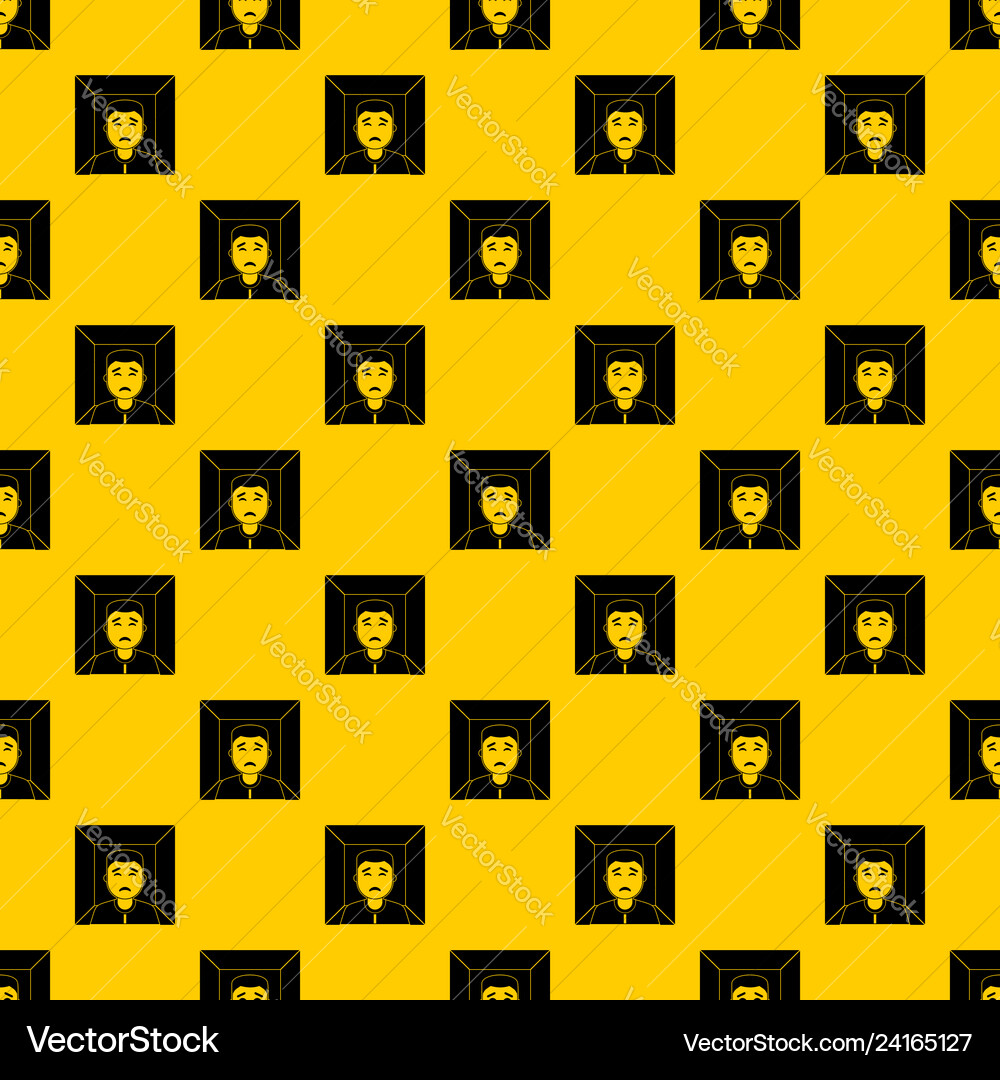 Man pattern Man pattern vector image