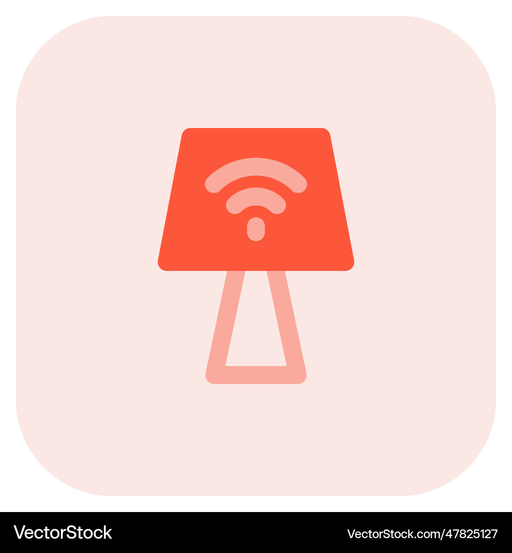 Nightlamp with smart operating features vector image