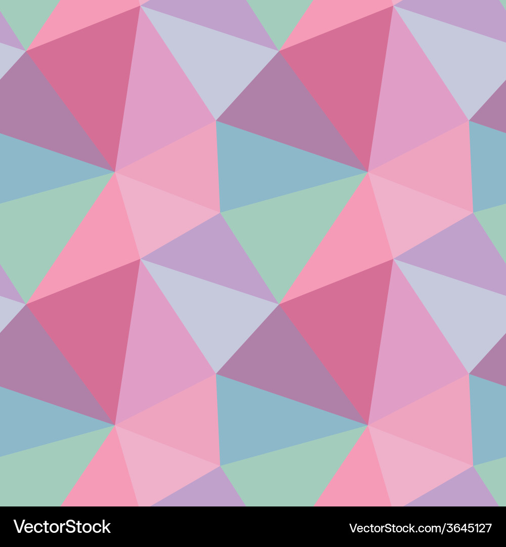 Polygon Triangle Pattern vector image
