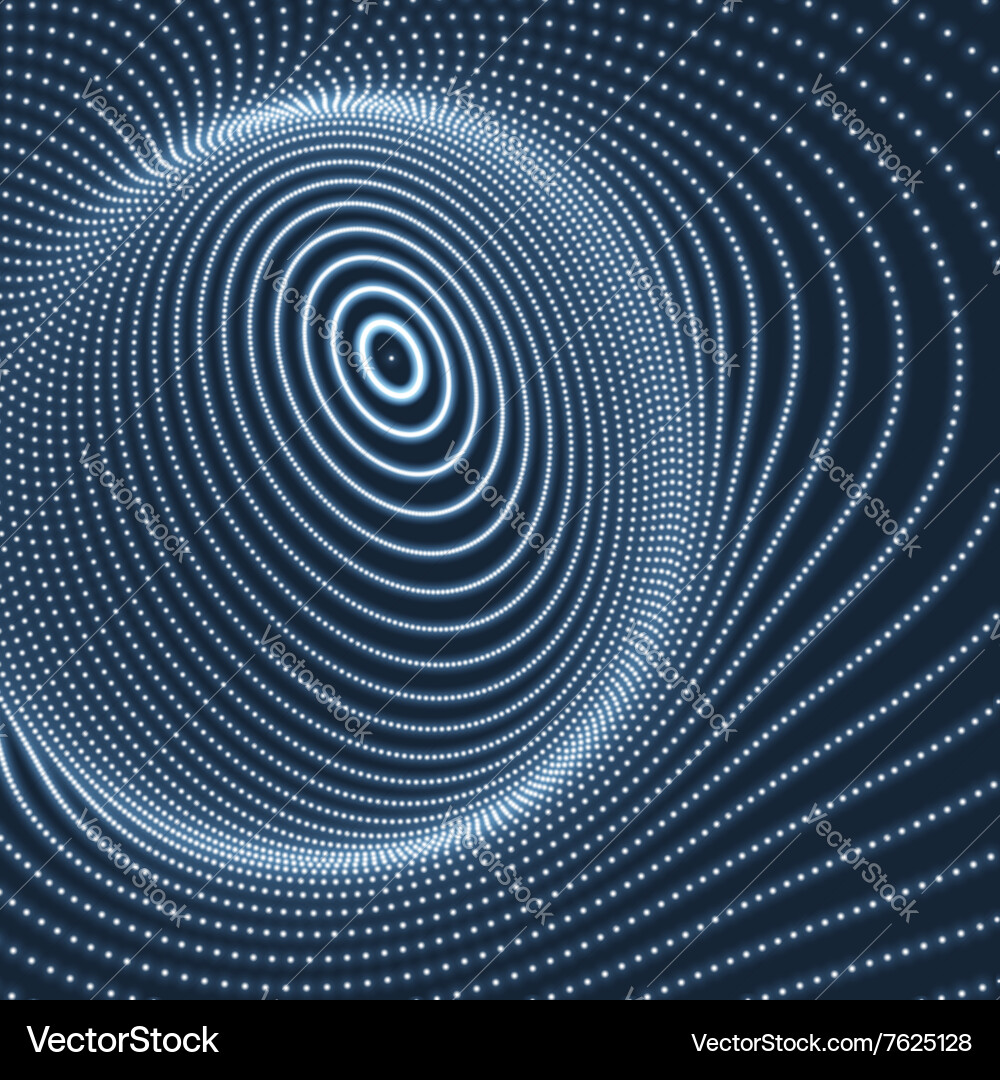 Complex Network Grid Vector Image