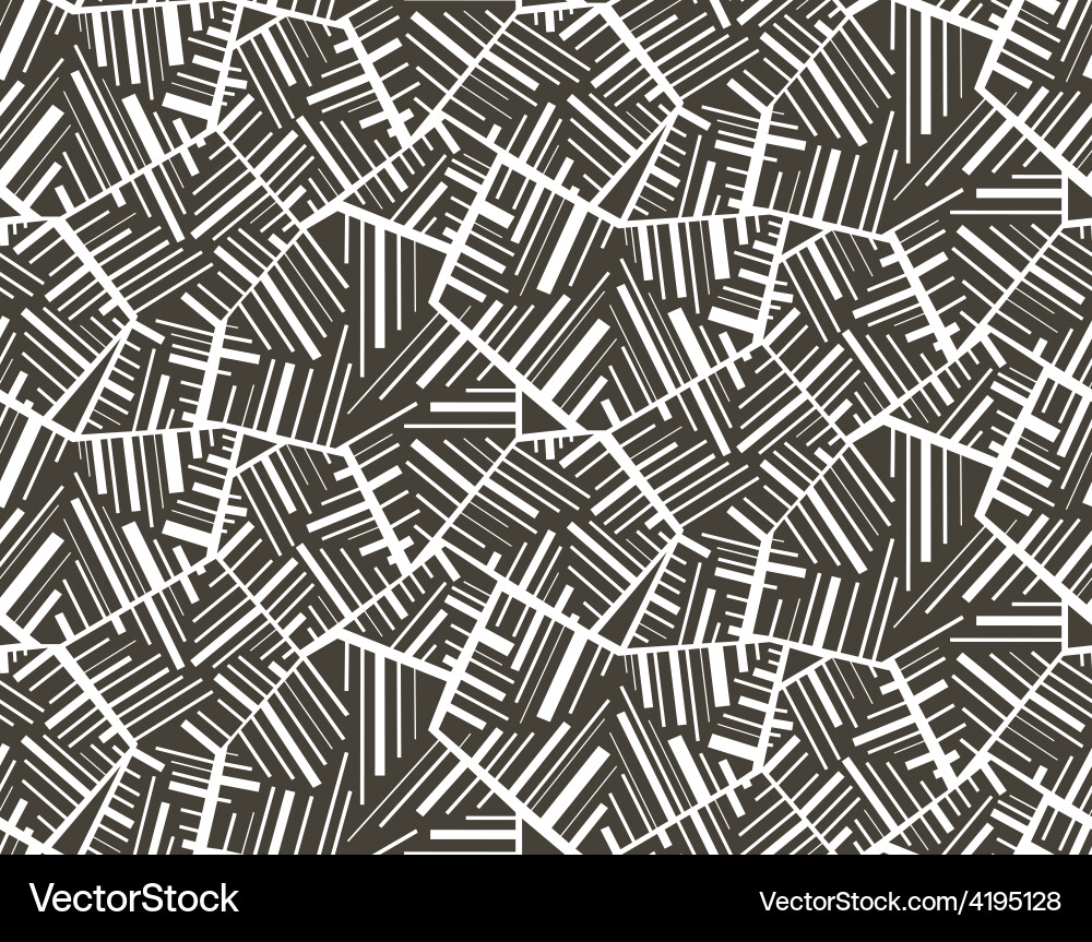 Geometric abstract seamless pattern motif Vector Image