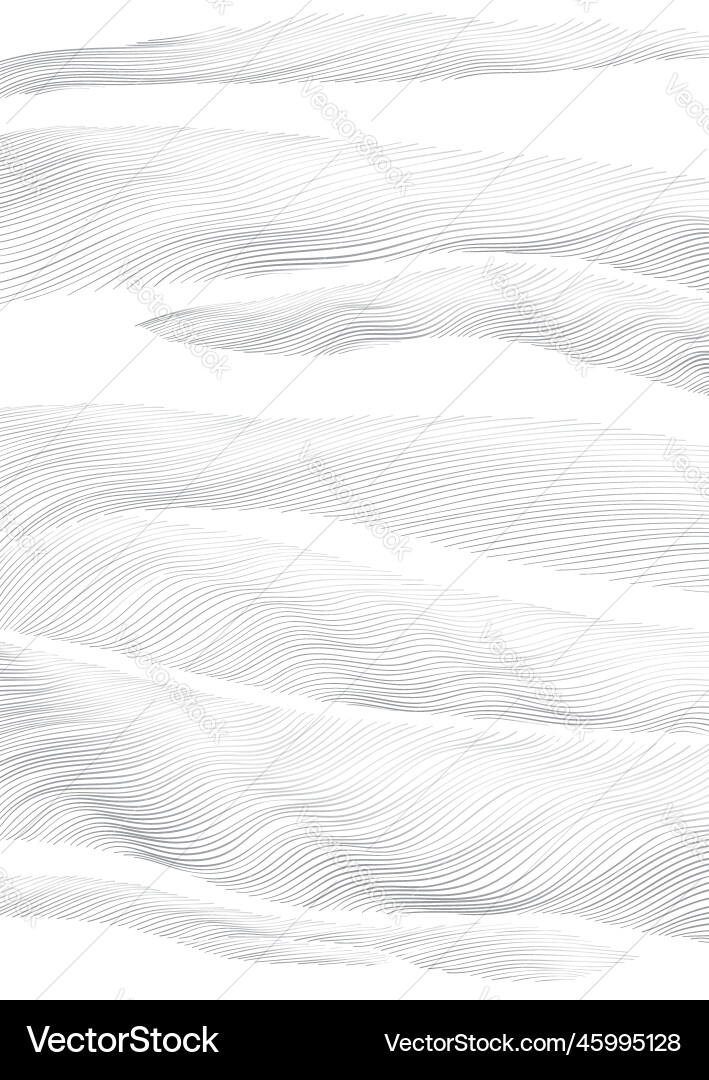 Hand drawn wave element with abstract art pattern Hand drawn wave element with abstract art pattern vector image