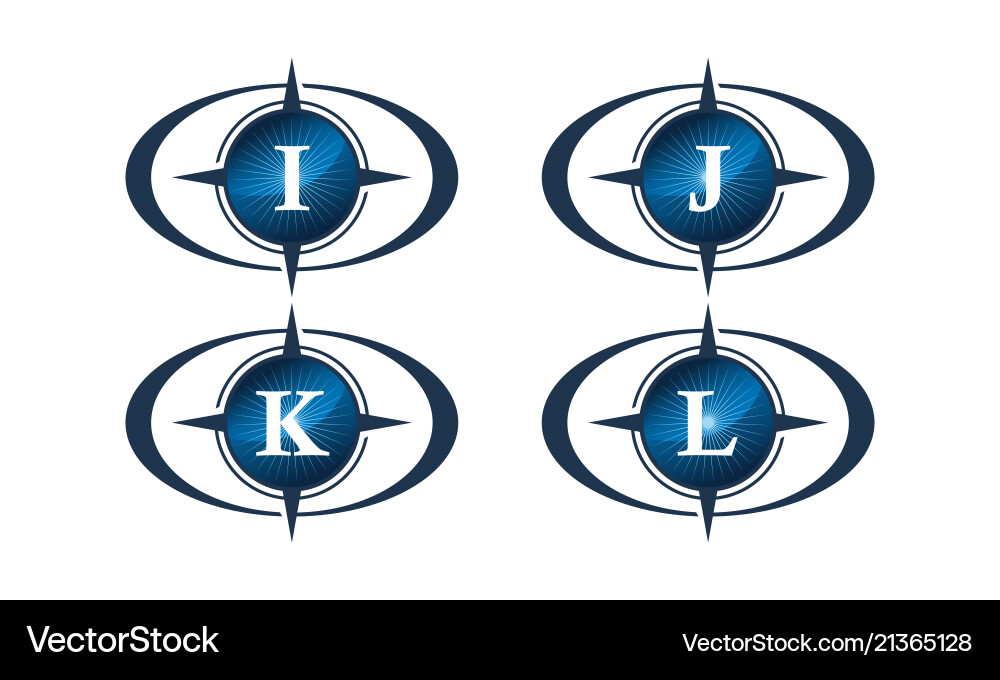 Insights guide template set Vector Image