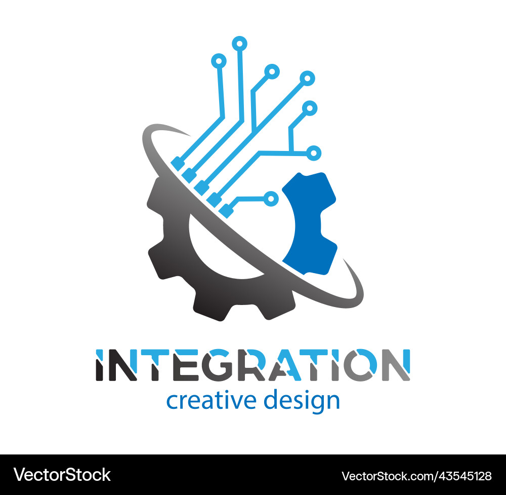 Integration template automation of a mechanized Integration template automation of a mechanized vector image