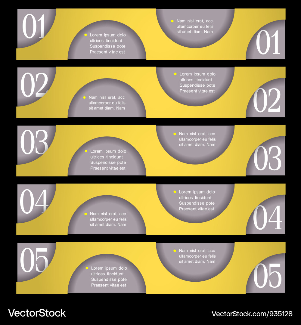 Retro design template with circles Vector Image