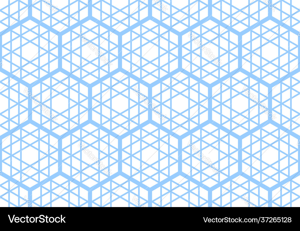 Seamless hexagons pattern Vector Image