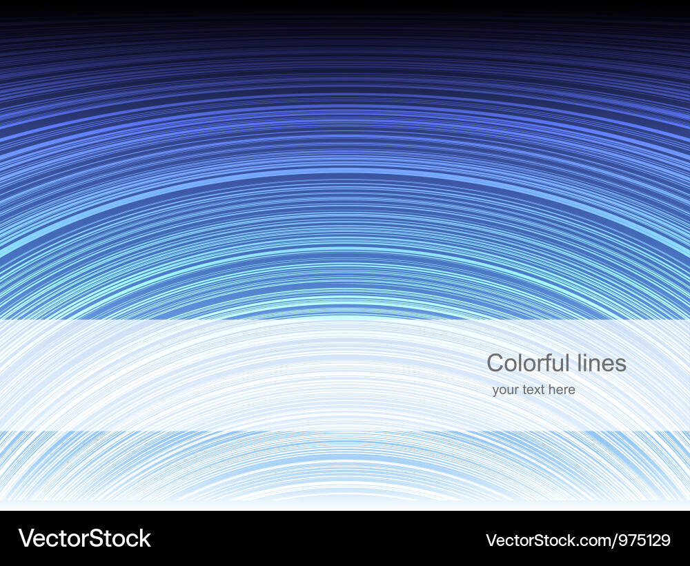 Blue background with lines Vector Image