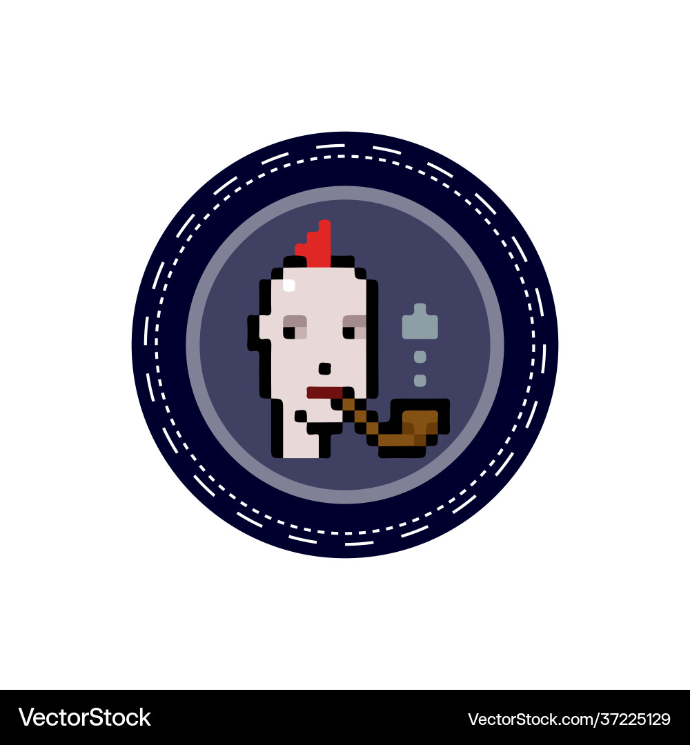 Crypto Punk NFT (37225129) – Royalty-Free Vector | VectorStock