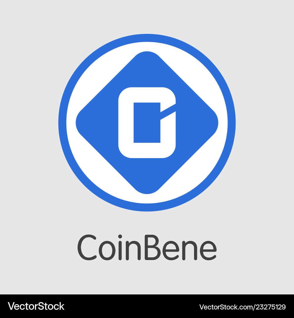 Exchange - coinbene the crypto coins – Royalty-Free Vector | VectorStock