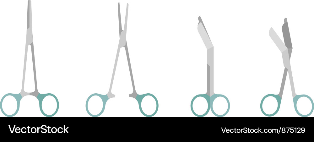Medical Scissors Vector Image