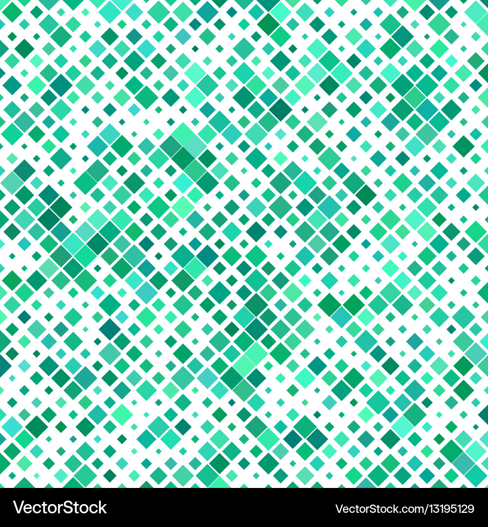 Teal color abstract square pattern background Vector Image