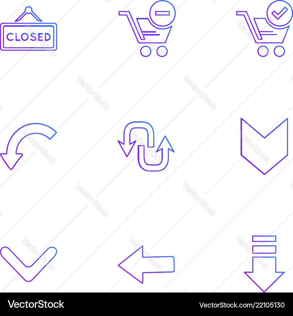 Arrows directions pointer arrow user vector image