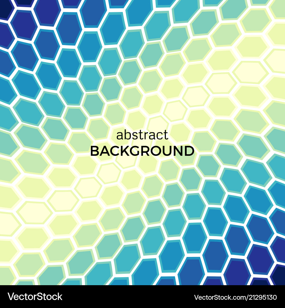 Background with color hexagons elements Background with color hexagons elements Vector Image