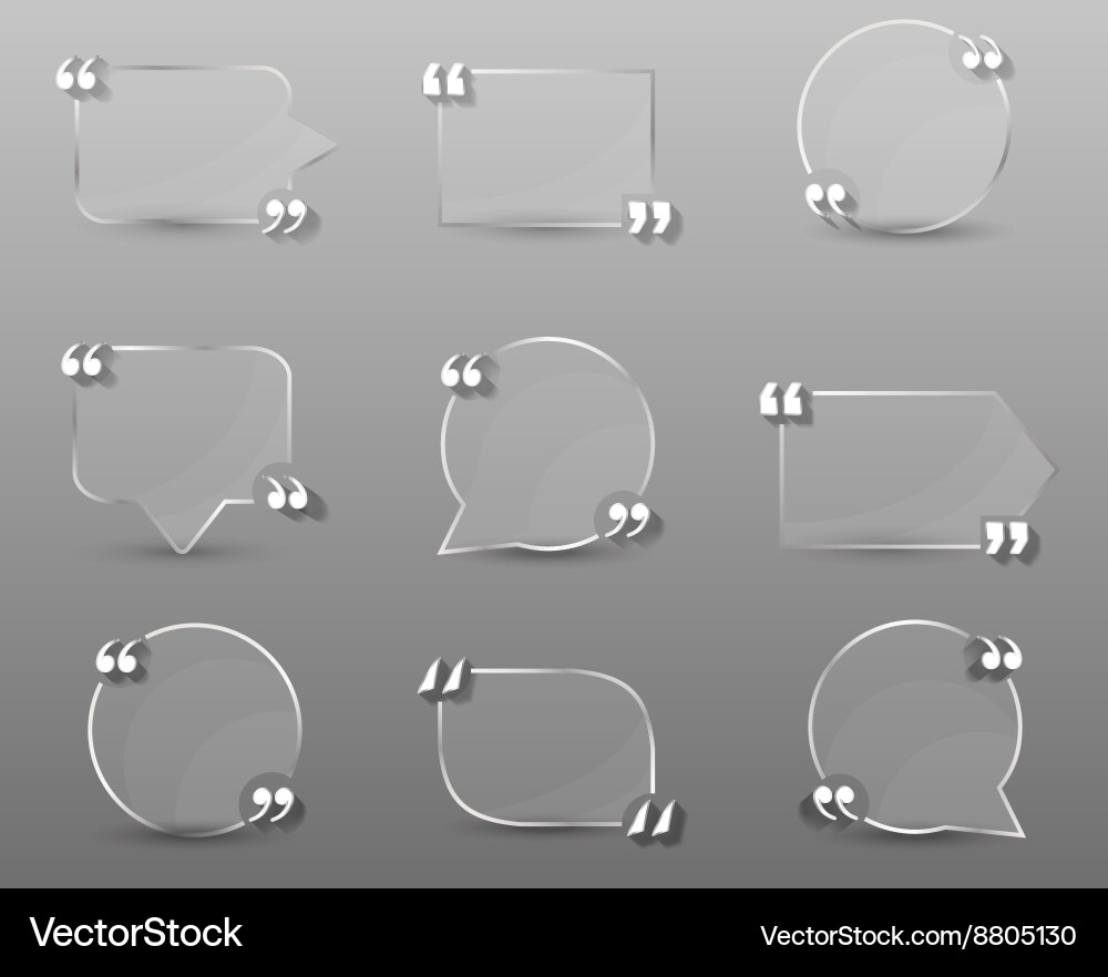 Bubble with the text and quote Vector Image