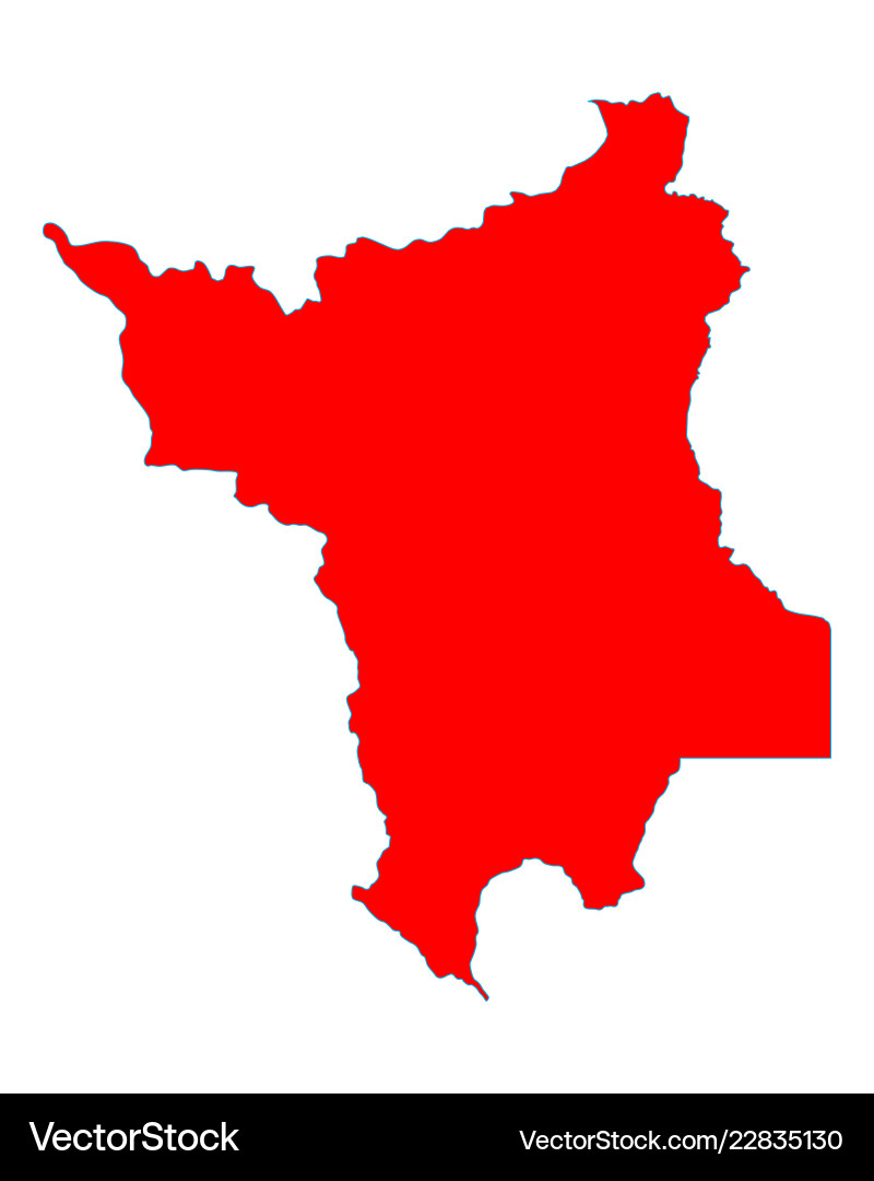 Map of roraima Vector Image