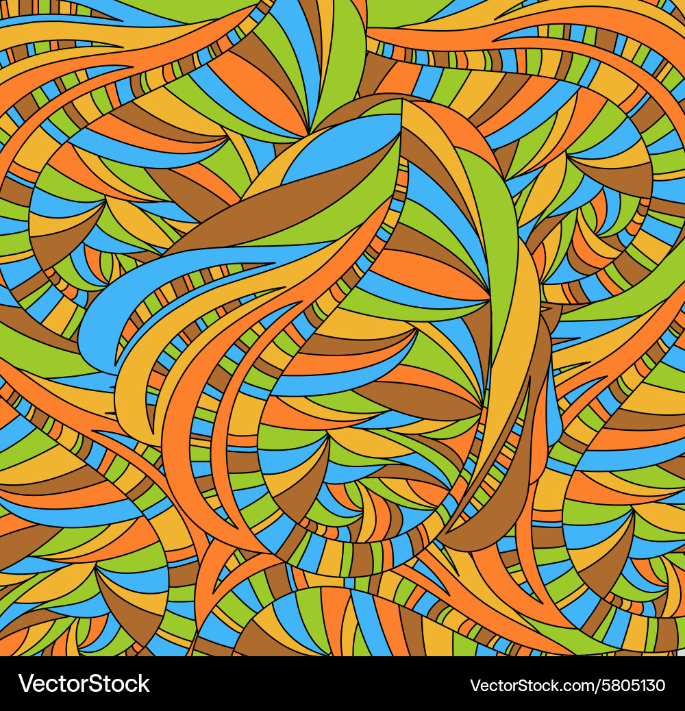 Retro background with abstraction vector image