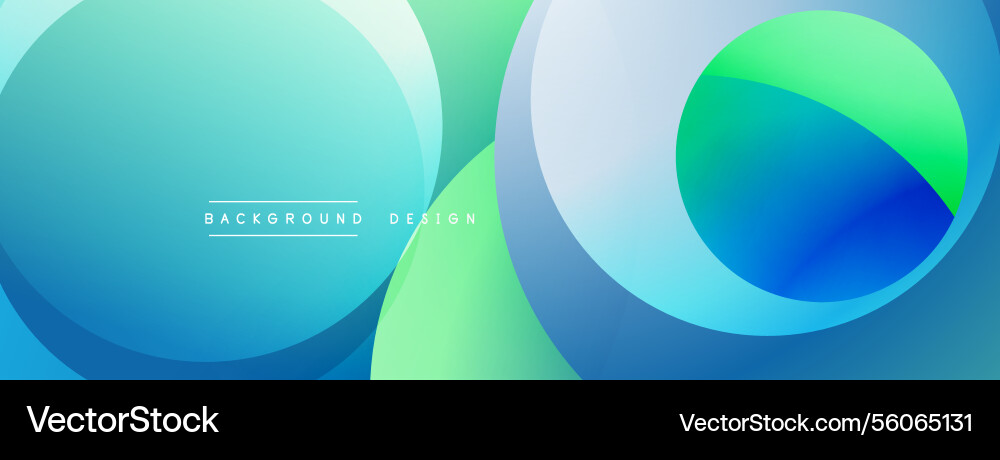 Abstract composition with layered circular Abstract composition with layered circular Vector Image