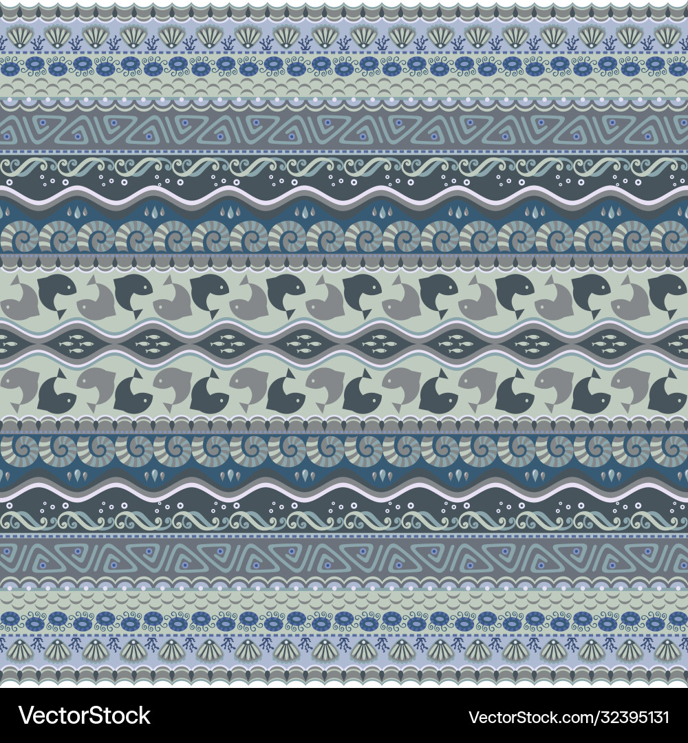 Abstract ethnic stripe pattern background Vector Image