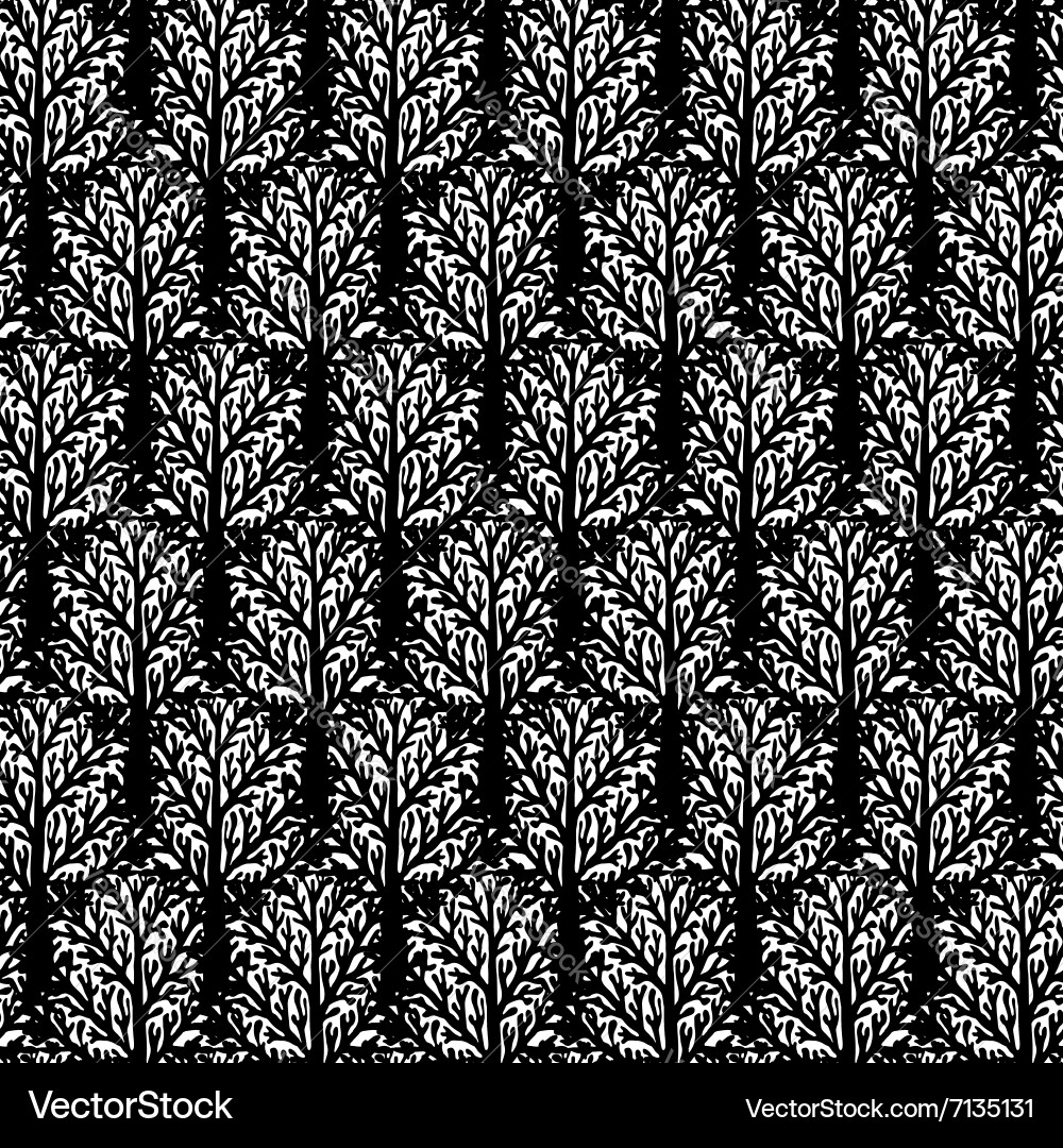 Elegant Tree Pattern vector image