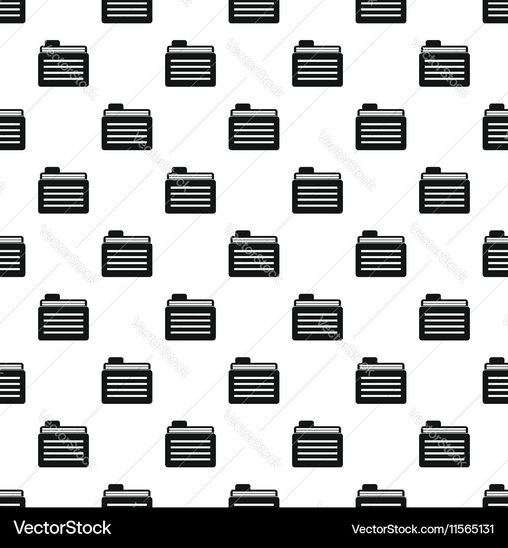 Folder pattern simple style Vector Image