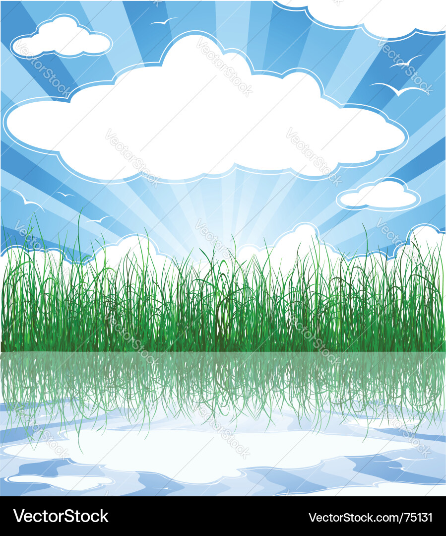 Spring background Vector Image
