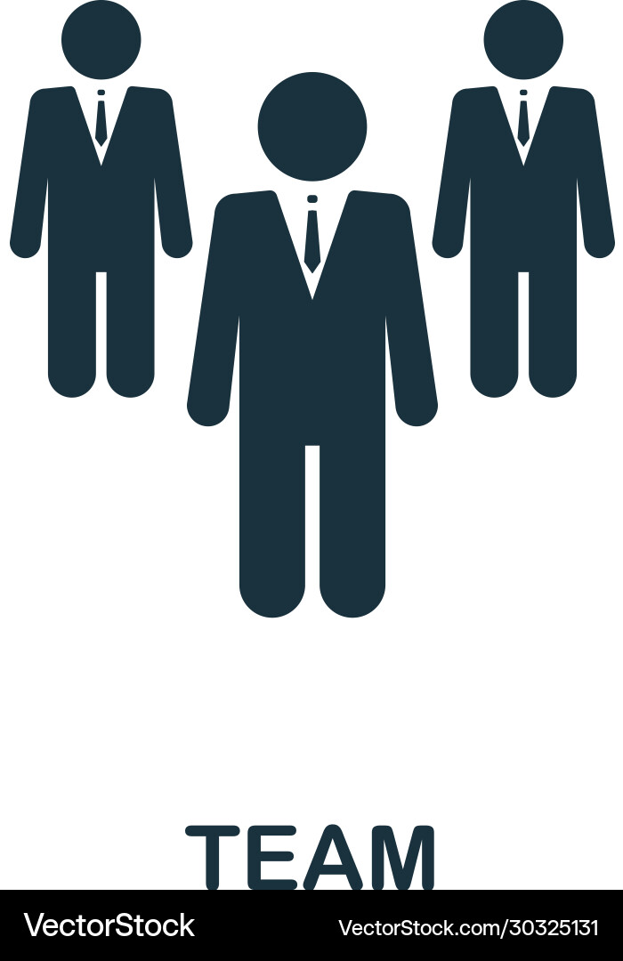 Team icon simple element from audit collection Team icon simple element from audit collection Vector Image