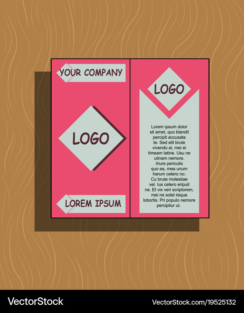 Abstract layout background set for art template vector image