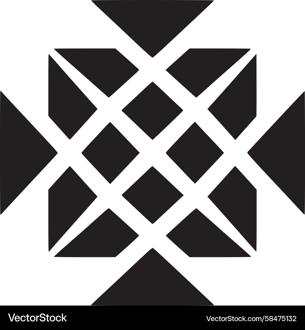 Intricate Lattice Pattern Vector Image
