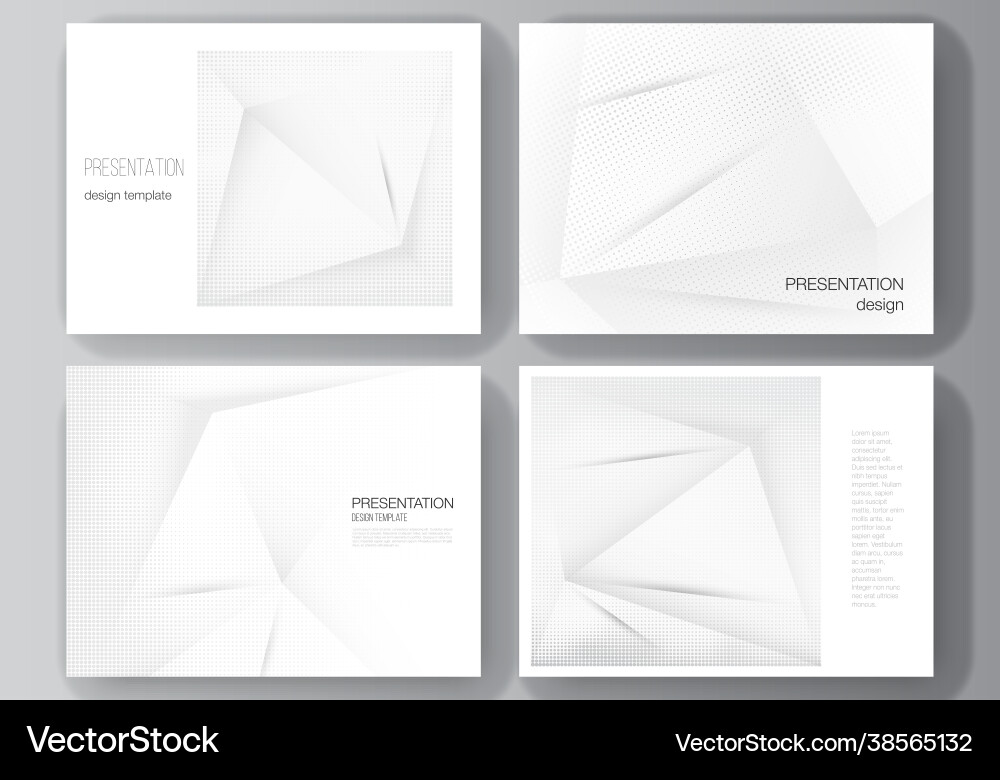Layout presentation slides design Layout presentation slides design vector image