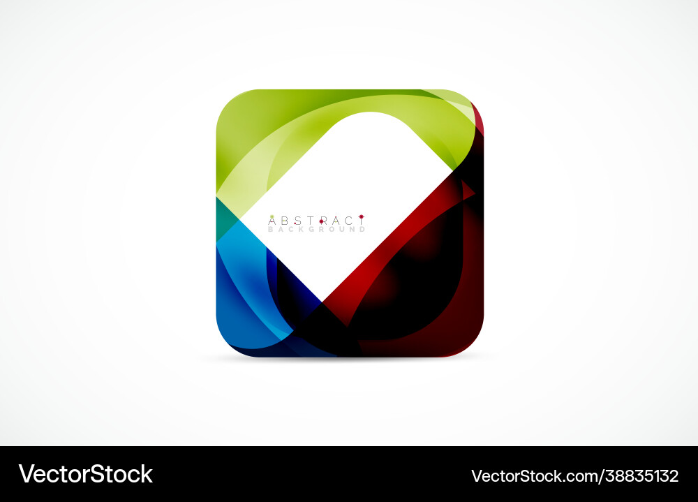 Minimal background abstract square shape Minimal background abstract square shape vector image