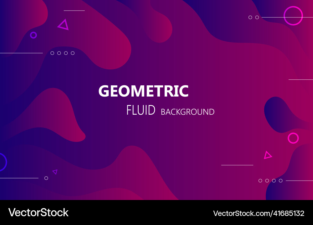 Modern abstract fluid color background vector image