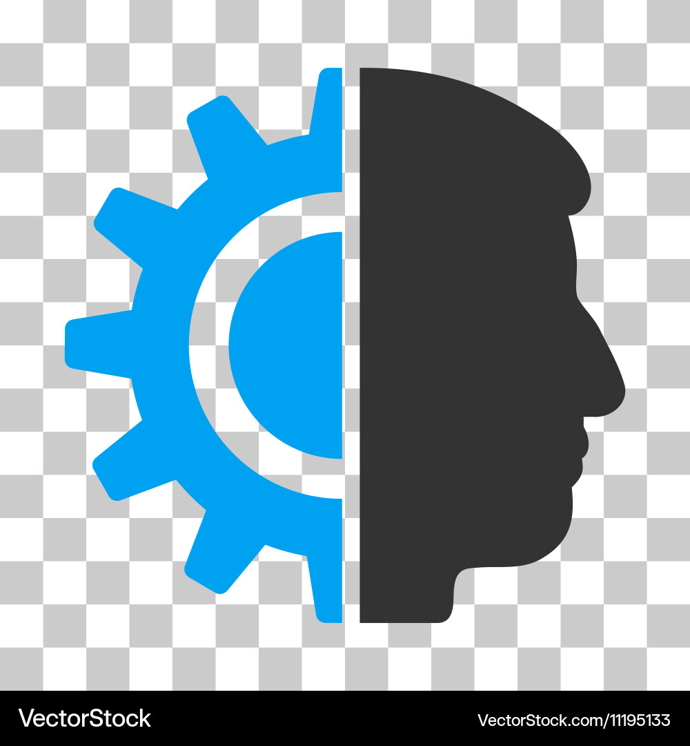 Android robotics icon Vector Image