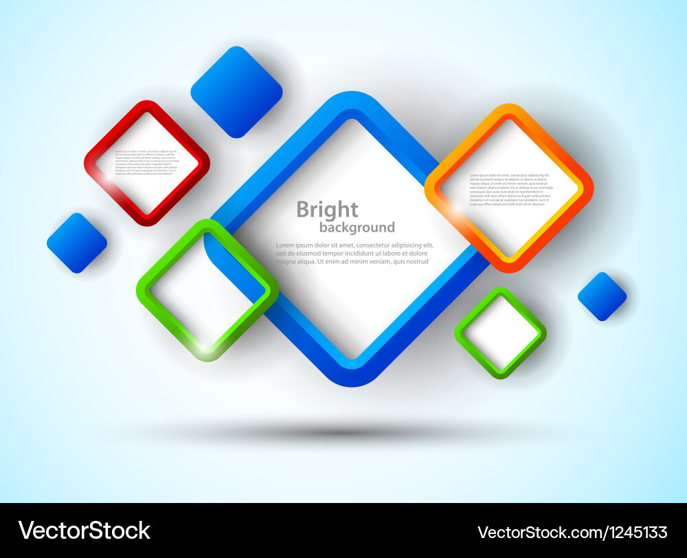 Background with squares vector image