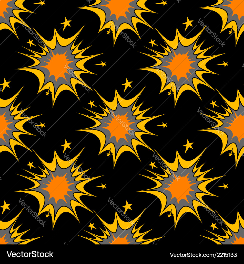 Explosion Pattern - Dynamic Burst Vector Image