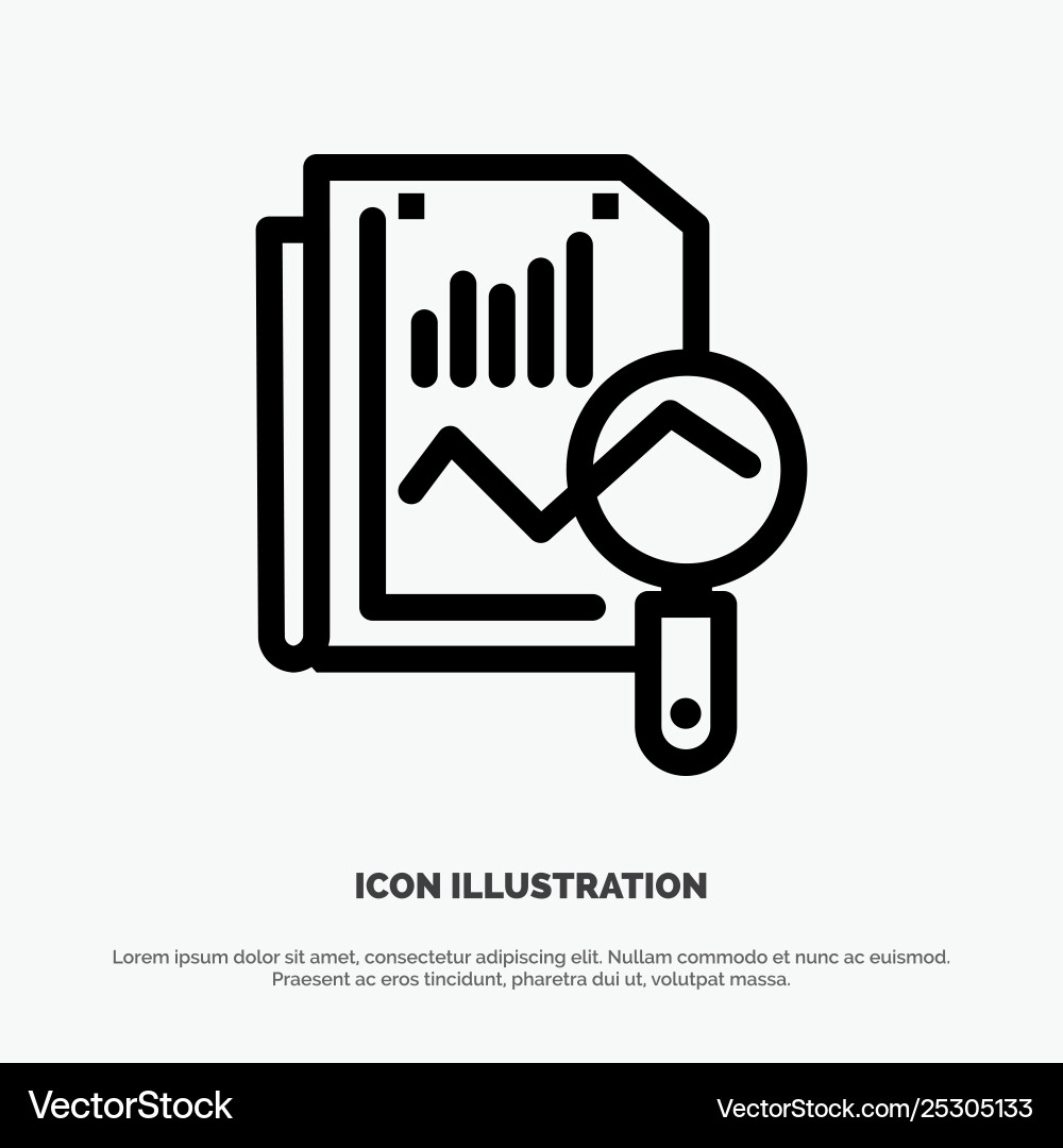 File static search computing line icon File static search computing line icon Vector Image