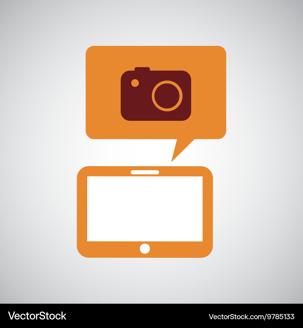Technology app ecommerce Vector Image