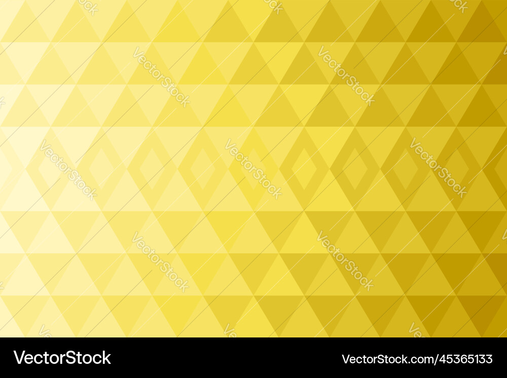 Triangle shape pattern yellow gradient abstract Triangle shape pattern yellow gradient abstract vector image