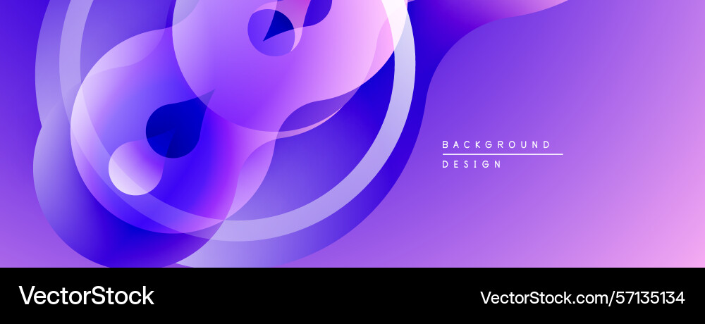 Abstract purple design features overlapping Abstract purple design features overlapping Vector Image