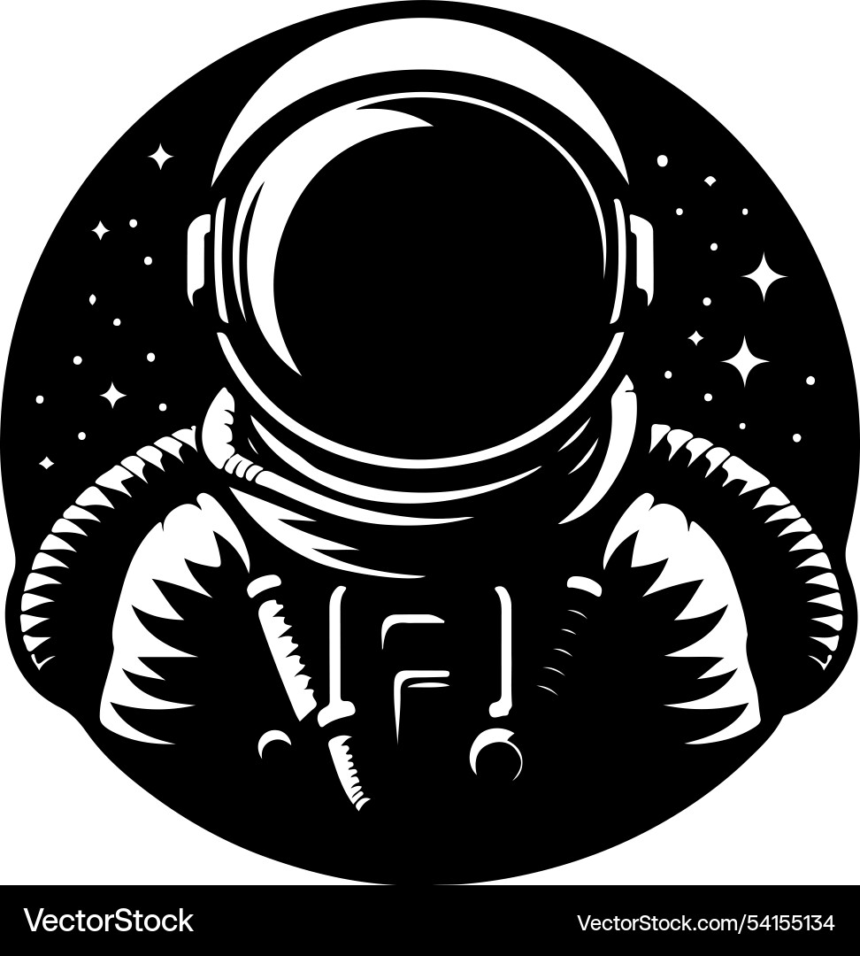 Astronaut floating in space2 Astronaut floating in space2 vector image