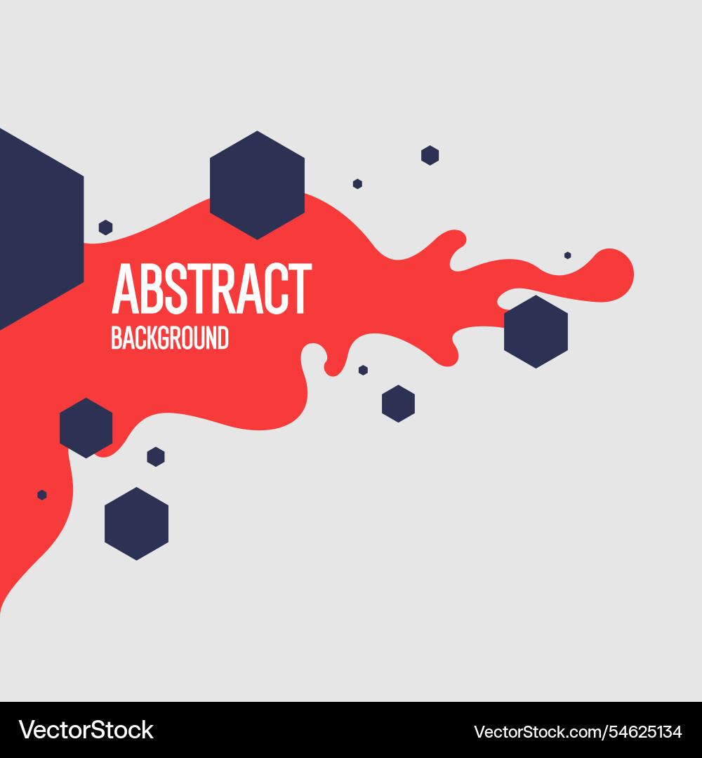 Background with abstract shapes a template vector image