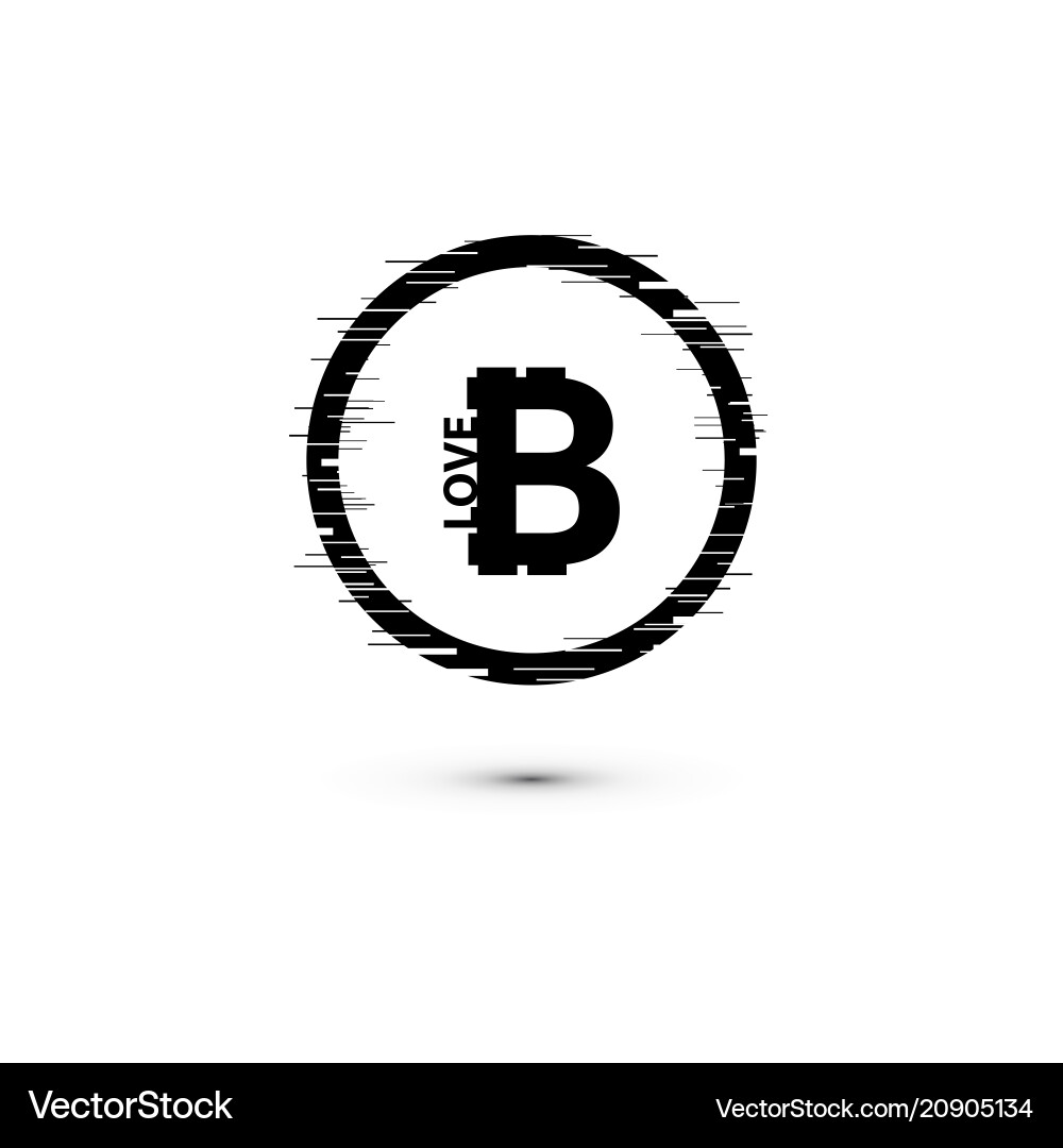 Bitcoin coin with fast speed motion lines Bitcoin coin with fast speed motion lines vector image