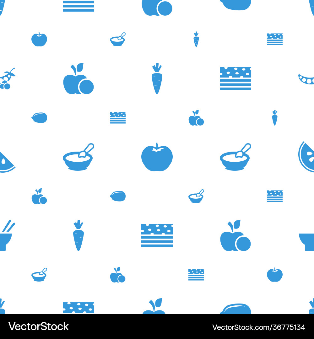 Diet icons pattern seamless white background Vector Image