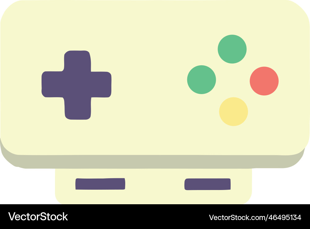 Game controller design vector image